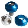 BLB Brick Lane Bikes Alloy Cup Crank Bolts - Boulons De Manivelle - Bleu