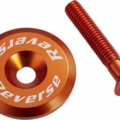 Reverse Capuchon De Casque Avec Vis En Aluminium - Orange