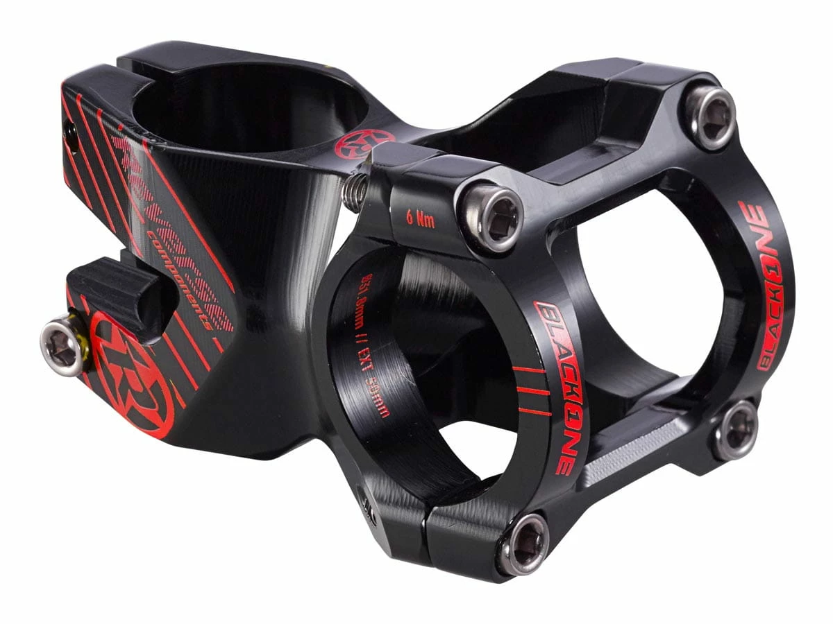 Reverse Black One Enduro Stem 50 Mm - Black Red 3 Reverse Black One Enduro Stem 50 Mm - Black Red