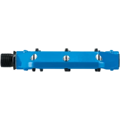 SPANK Pédales Spoon DC Flat - Bleu Vif -Magasin De Vélo 4711225690780 SPOON DC PEDALS BRIGHTBLUE SIDE 1800x1800