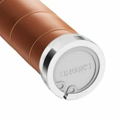 BROOKS Poignées De Guidon Slender En Cuir Véritable 130mm - Miel -Magasin De Vélo 80900012 2