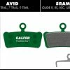 GALFER Plaquette De Frein Pro - Avid X0 Trail, 7 Trail, 9 Trail, SRAM Guide Tous Les Modèles -Magasin De Vélo FD459G1554T