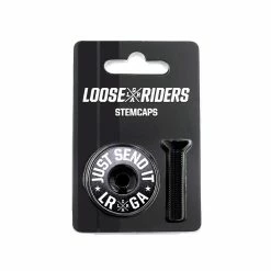 LOOSE RIDERS Bouchon De Potence Just Send It LRGA - Noir -Magasin De Vélo LR PSTC 2107 B1 topcap 2