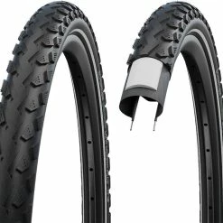 Schwalbe Pneu Land Cruiser Plus - 24x2.00 Inch - PunctureGuard - Bandes Réfléchissantes - Noir