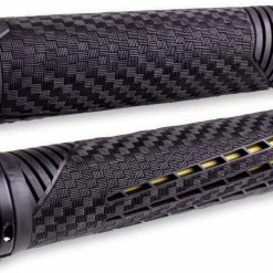 ODI Grips Poignées CF Lock-On - Noir-Jaune