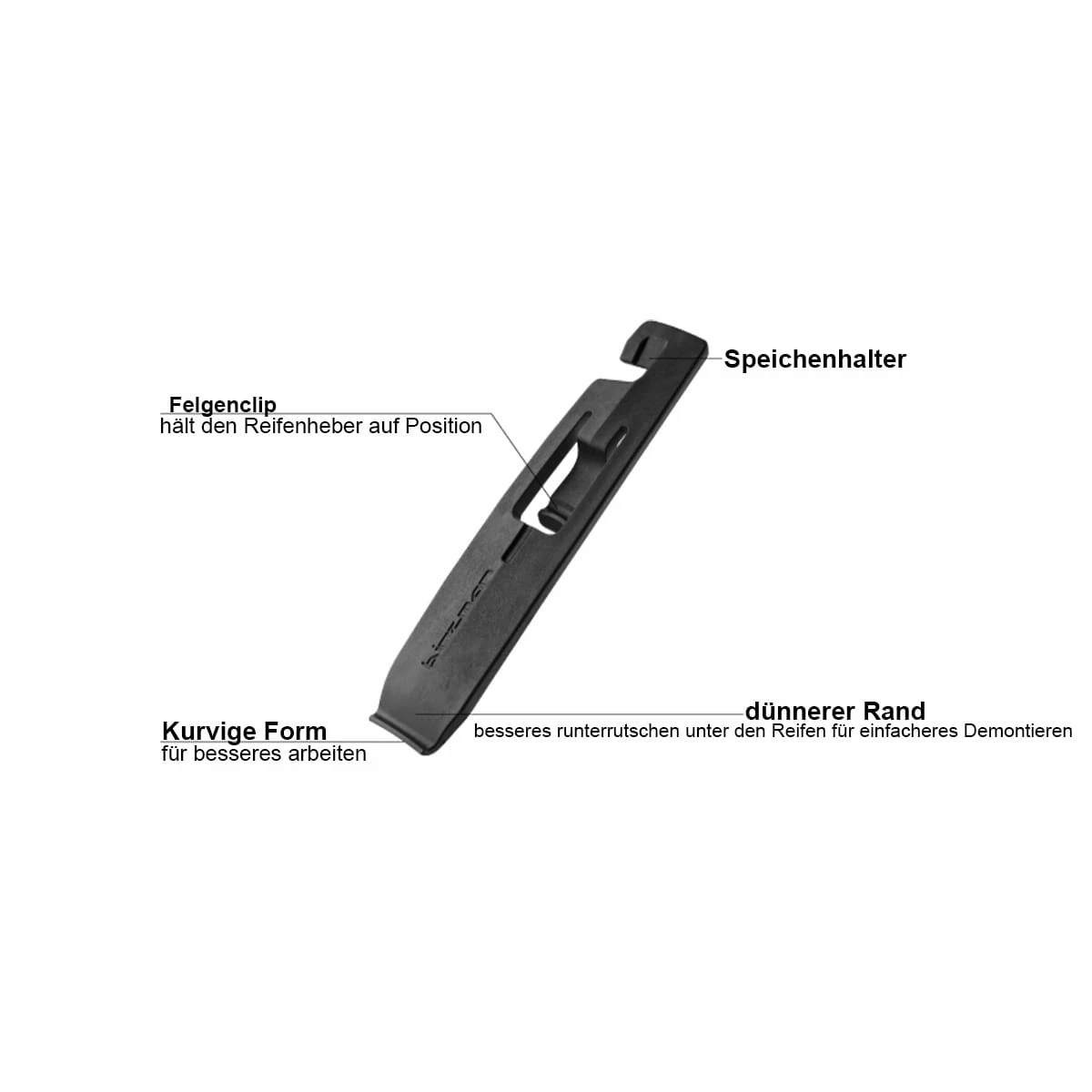 Birzman Jeu De Démonte-pneus Pour Pneus Sans Chambre à Air, 3 Pièces 4 Birzman Jeu De Démonte-pneus Pour Pneus Sans Chambre à Air, 3 Pièces – Image 2