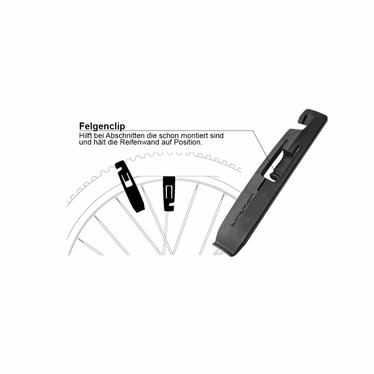 Birzman Jeu De Démonte-pneus Pour Pneus Sans Chambre à Air, 3 Pièces 5 Birzman Jeu De Démonte-pneus Pour Pneus Sans Chambre à Air, 3 Pièces – Image 3