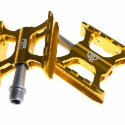 BLB Brick Lane Bikes Pédales Track - Or -Magasin De Vélo track pedale gold 151022